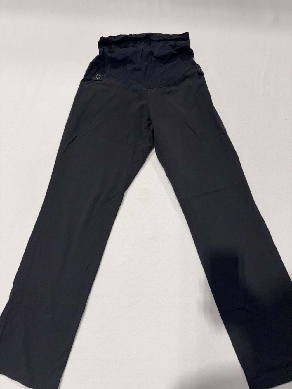 Motherhood Maternity Black Full Panel Maternity Pants Size S